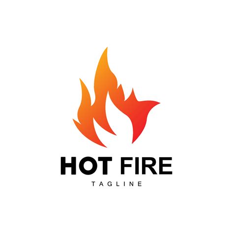 Hot Flame Logo Fire Vector Abstract Fire Icon Design Vector Art At Vecteezy