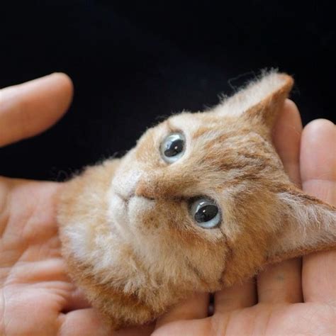 Japanese Artist Crafts Incredibly Realistic Cats Out Of Felted Wool Felt Cat Needle Felting