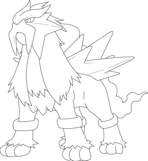 Kleurplaat Entei Pokemon Kleurplaat Nl Pokemon Coloring Pages The