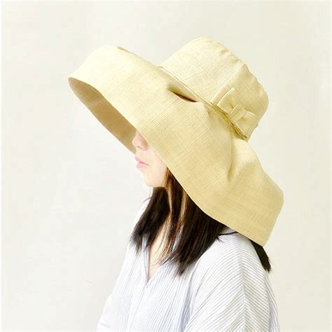 Beach Visor Hepburn Style Fine Lafite Grass Straw Cloth Large Brim