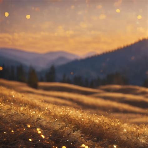 Premium Photo Golden Light Bokeh Motion Background