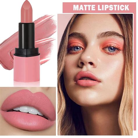 XINGXYUEL Nude Matte Lipstick Bold Intense Velvet Lip Stick For Natural Nude Lip Makeup 02