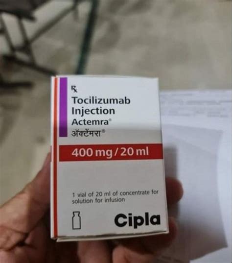 Fabiflu Tocilizumab 400 Mg20 Ml Treatment COVID 19 At Best Price In