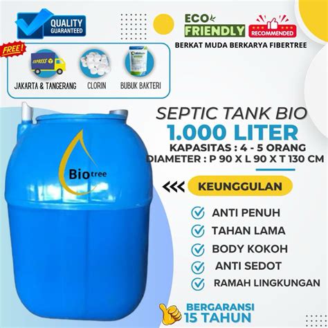 Jual Septic Tank Bio Biotech Biofil Biotank Biofilter 1000 Liter