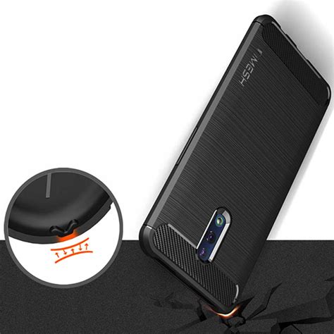 Etui Do Oppo Reno Pokrowiec Obudowa Imesh Carbon