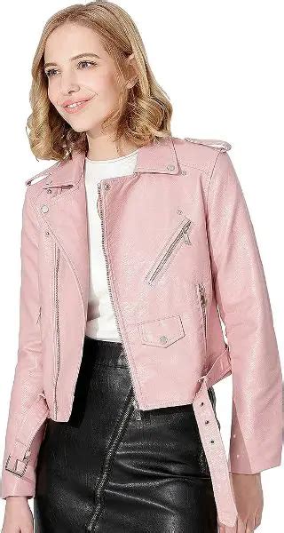 Pink Moto Jacket Outfit Ideas