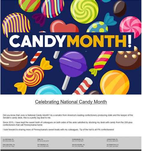 National Candy Month Nca