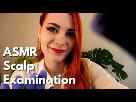 ASMR Scalp Examination With Gloves Hair Picking Binaural Soft