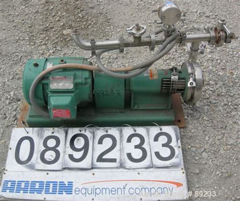 Used Tri Clover Centrifugal Pump Model Sp216my