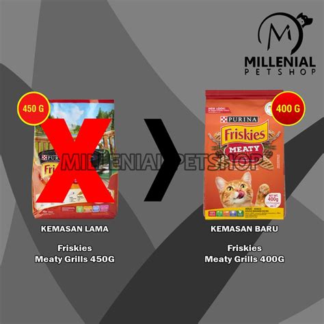 Jual Makanan Kucing Friskies Meaty Grill 400gr Shopee Indonesia