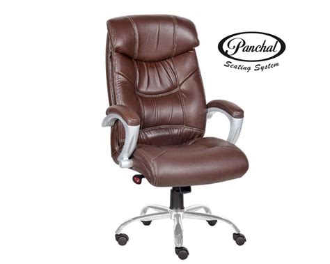 Leather Leatherette Director S Chairs Brown At Rs In Ahmedabad