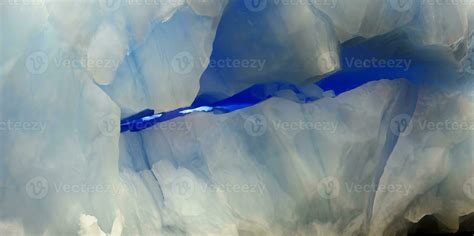 Iceberg pattern, Jorge Montt Tidewater Glacier, Caleta Tortel, Aysen ...