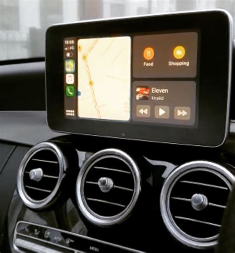 Carplay Android Auto Mercedes Classe C Glc Sur Cran D Origine