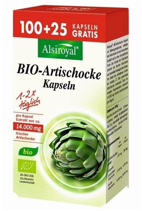 Alsitan Alsiroyal Bio Artischocke Kapseln Stk Ab