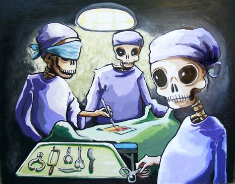 Gothic Horror Art Print Skeleton Doctor Day Of By Bonesnelson