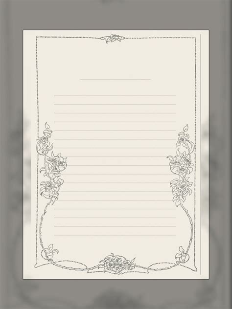 Digital Letter Template - Etsy