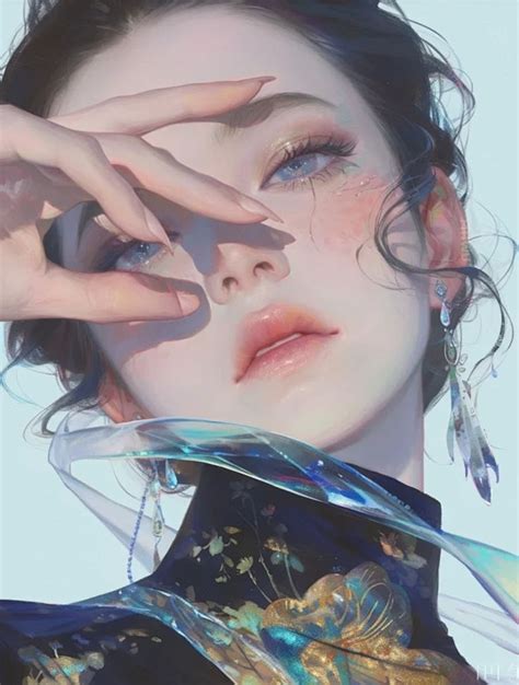 Pin by 心琳 蔣 on 999 1 in 2024 Digital art anime Realistic art Anime