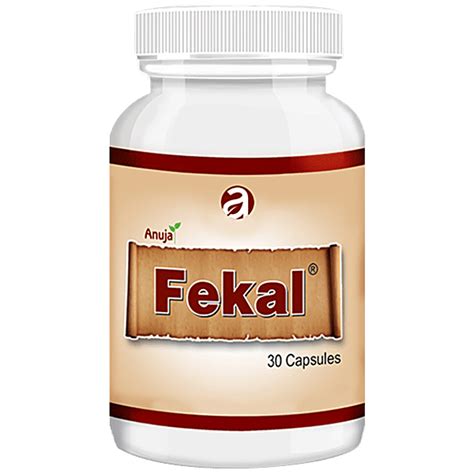 Buy Anuja Herbaceuticals Fekal Capsules - Improves Hemoglobin & Calcium ...