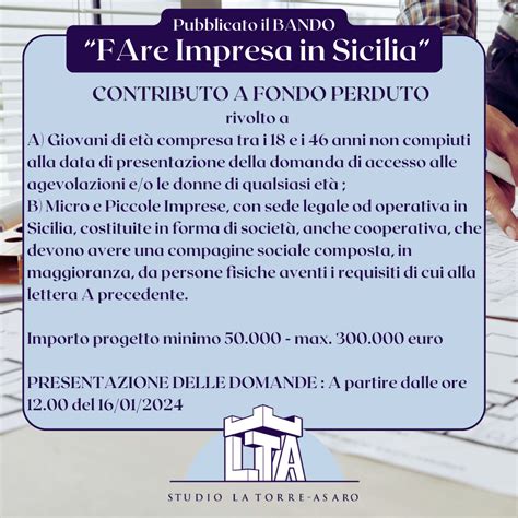 Fare Impresa In Sicilia