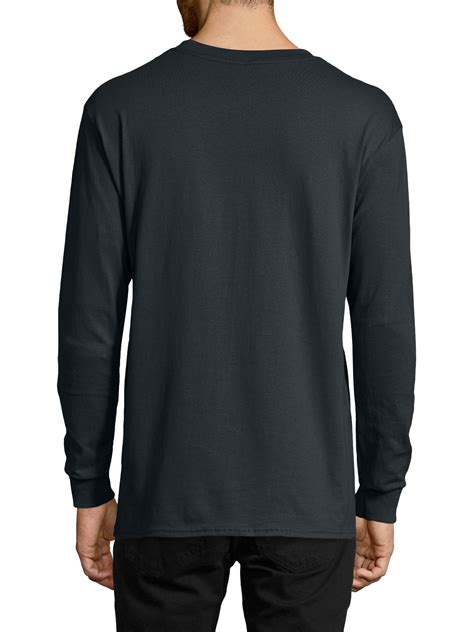 Hanes Comfortsoft Long Sleeve Tee For Men Up To Size 3xl 100 Cotton