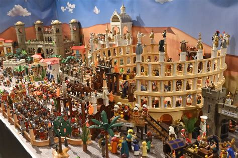 Todos los detalles del belén monumental de Playmobil de Vila real El