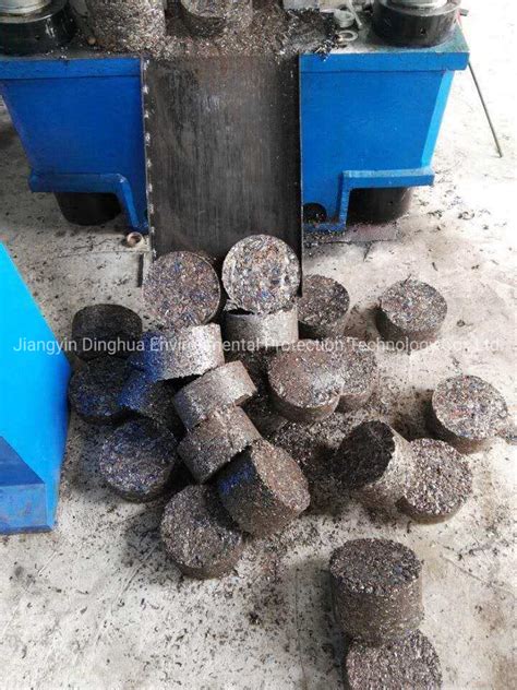 Hydraulic Metal Slag Briquette Press Aluminium Chips Briquette Compress