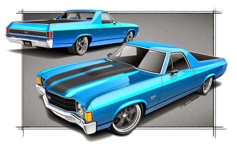 El Camino Rendering By Tavis Highlander