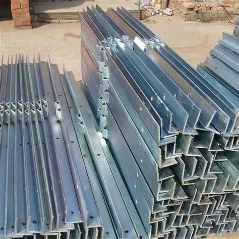 Tower Kv Angle Steel Hot Dip Galvanized Pole Cross Arm Overhead Line