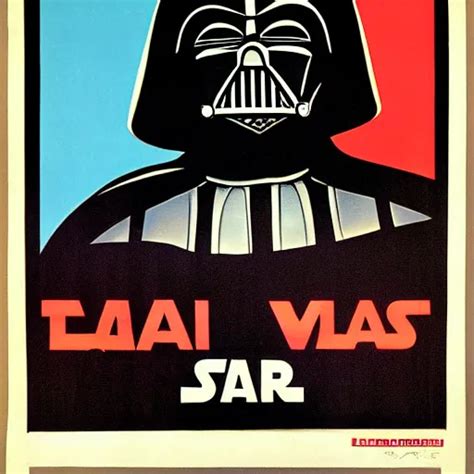 A S Soviet Propaganda Poster Of Darth Vader Stable Diffusion