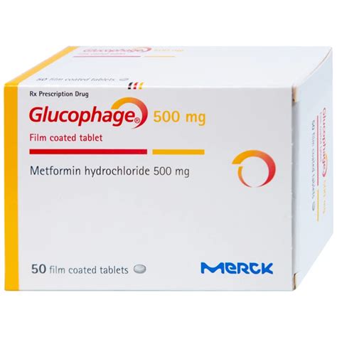 Glucophage 500mg Thuốc Trị đái Tháo đường Type 2 Long Châu