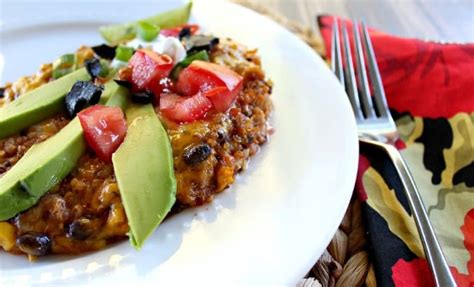 Quinoa Black Bean Enchilada Casserole Good Dinner Mom