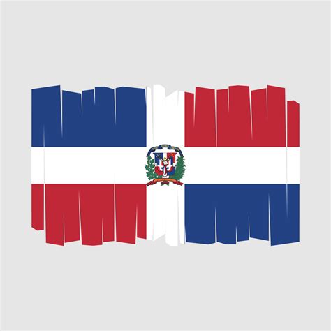 Dominican Republic Flag Vector 21932473 Vector Art at Vecteezy