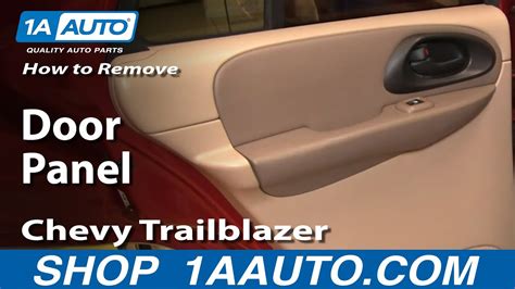 How To Remove Rear Door Panel 02 09 Chevy Trailblazer YouTube