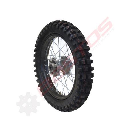 ROUE ARRIÈRE COMPLÈTE 16 AXE 15MM POUR PIT BIKE ET DIRT BIKE