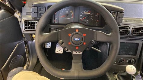 Foxbody Quick Release Steering Wheel With Horn And Cruise Control YouTube