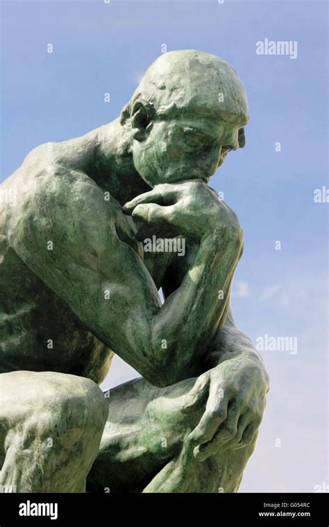 Rodin The Thinker Stock Photo Alamy