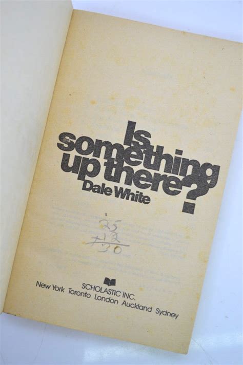 Is Something Up There By Dale White Pb Ufos Photo Inserts Ebay