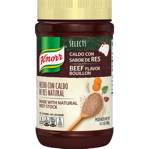 Knorr Selects Granulated Beef Flavor Bouillon Oz Shop Foodtown