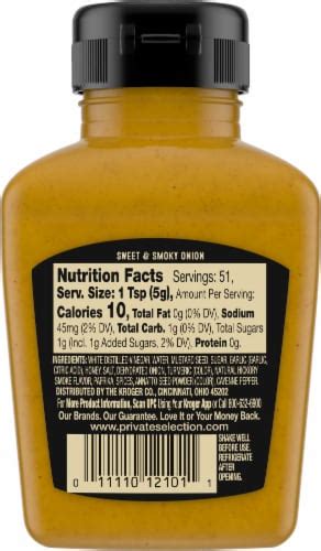 Private Selection Sweet Smoky Onion Mustard Oz Kroger