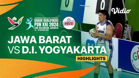 Putra Jawa Barat Vs D I Yogyakarta Highlights Babak Kualifikasi