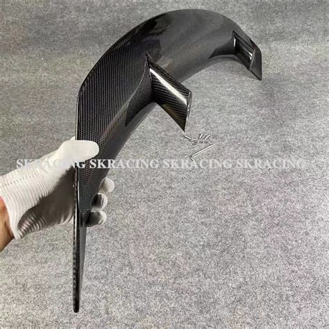 Universal Gt Style Racing For Car Real Carbon Fiber Wing Spoiler Rear