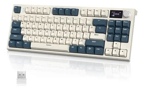 Teclado Mecânico Shark K86 Tela Hot swap Parcelamento sem juros