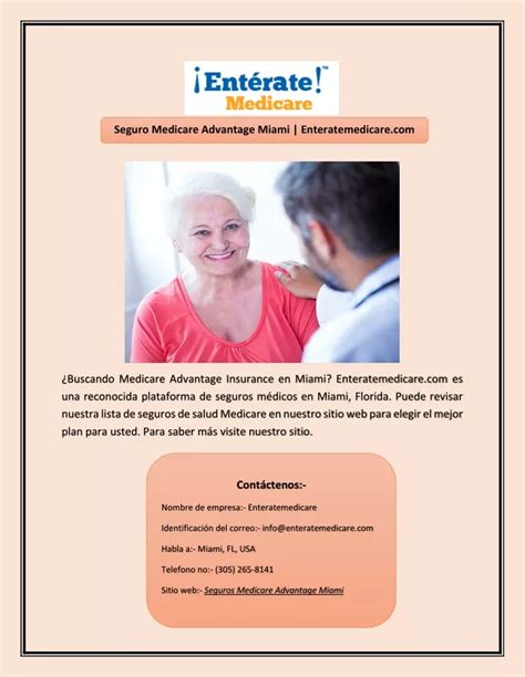 Ppt Seguro Medicare Advantage Miami Enteratemedicare Powerpoint