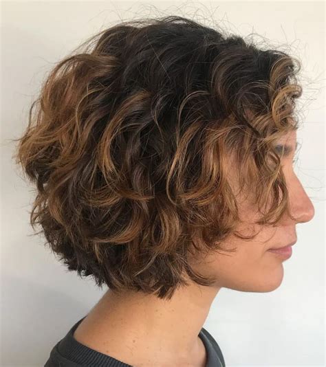 Short Textured Curly Bob | Curly hair styles, Hair styles, Short