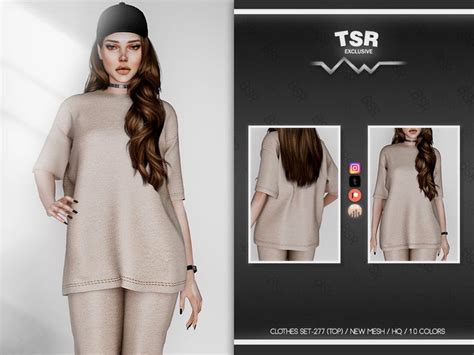 Busra Tr S CLOTHES SET 277 TOP BD816 Sims 4 Mods Clothes Sims 4 Sims