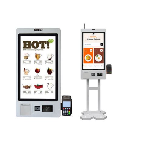 Inch Self Cashier Machine Mcdonalds Self Order Payment