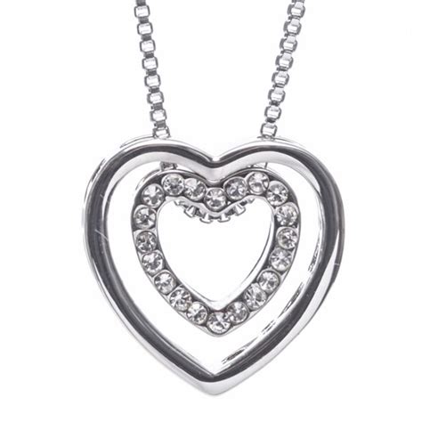 Newgrange Living Silver Heart Interwined Pendant Giftme Ie