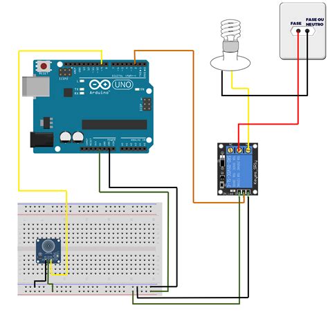 Arduino Controlando uma Lâmpada o Sensor Capacitivo Touch TTP223B