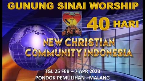 Gunung Sinai Worship Jakarta Sabtu Oktober Youtube