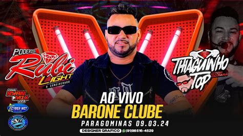 Set Ao Vivo Poderoso Rubi Light No Barone Clube Paragominas